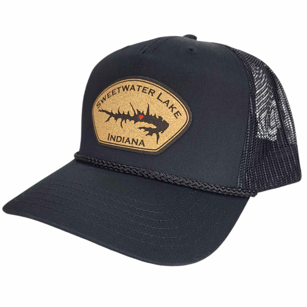 Sweetwater Lake Indiana Rope Hat