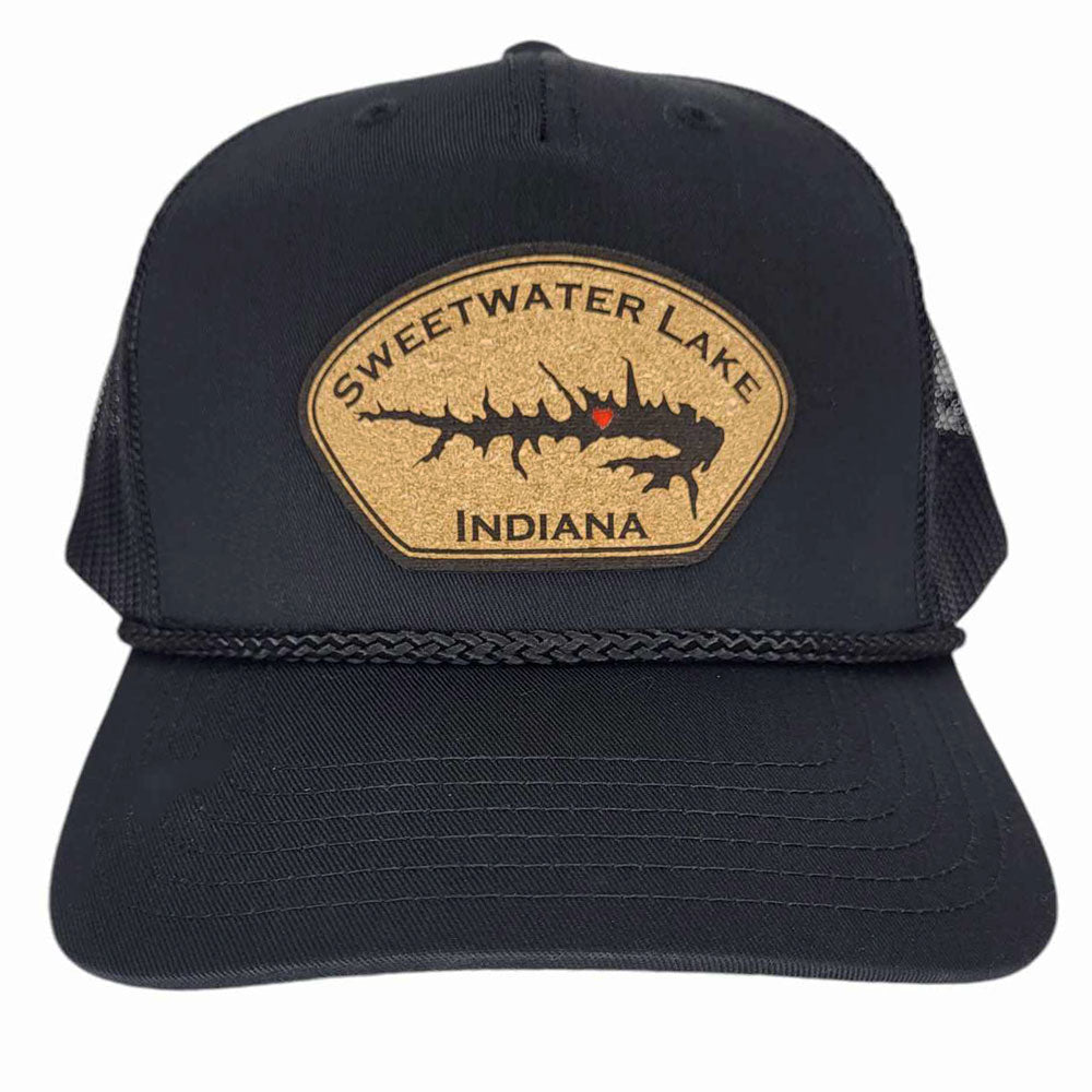 Sweetwater Lake Indiana Rope Hat