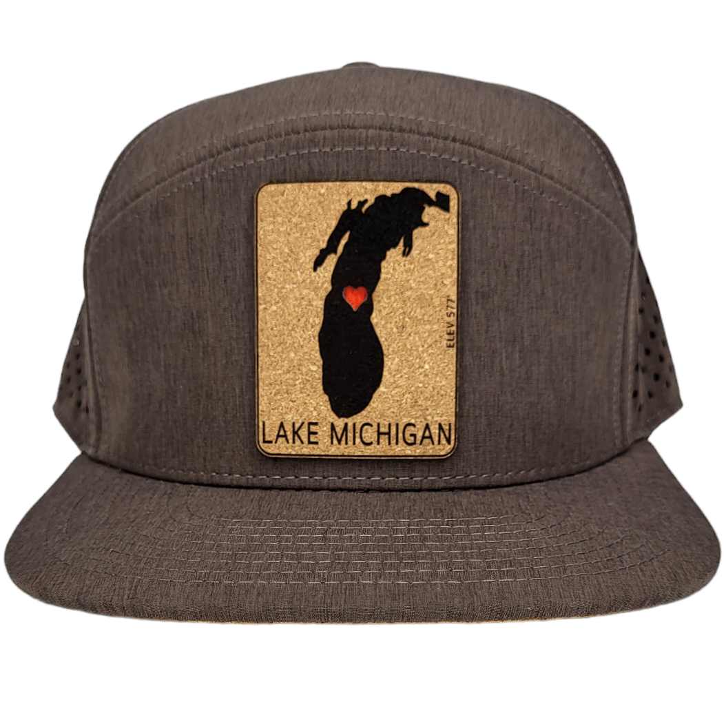 Lake Michigan Flat Brim Snapback