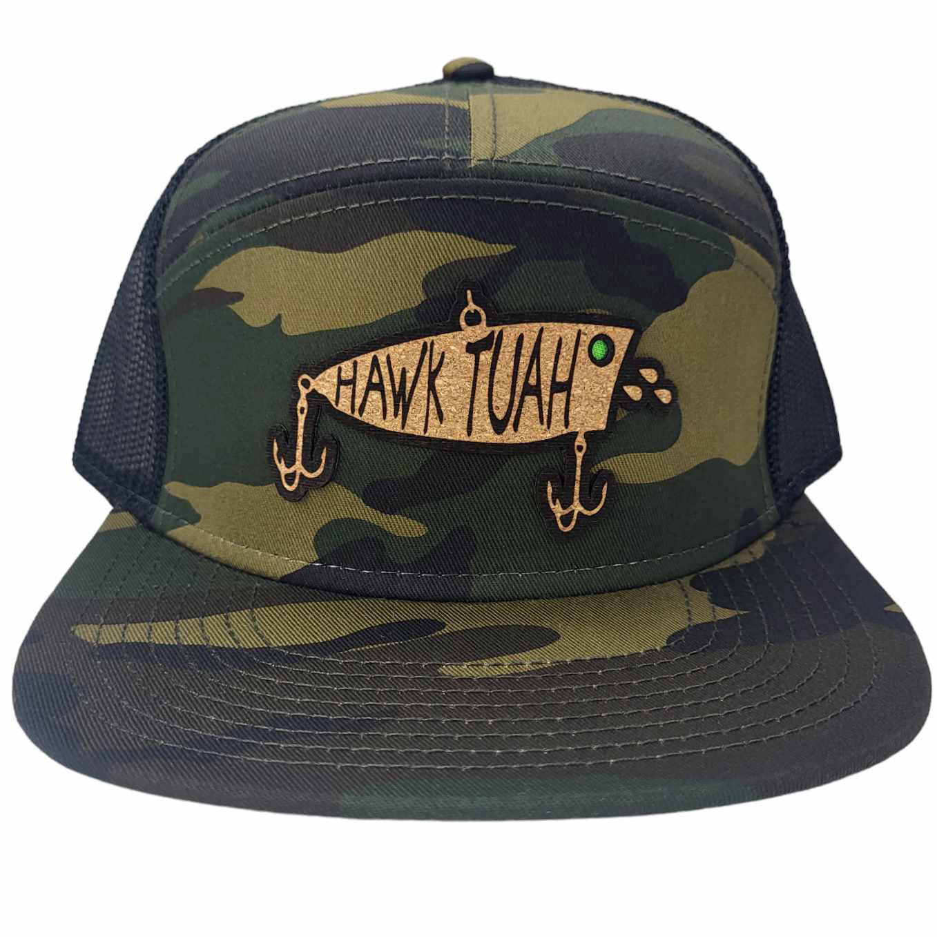 Hawk Tuah Fishing Cork Patch Hat