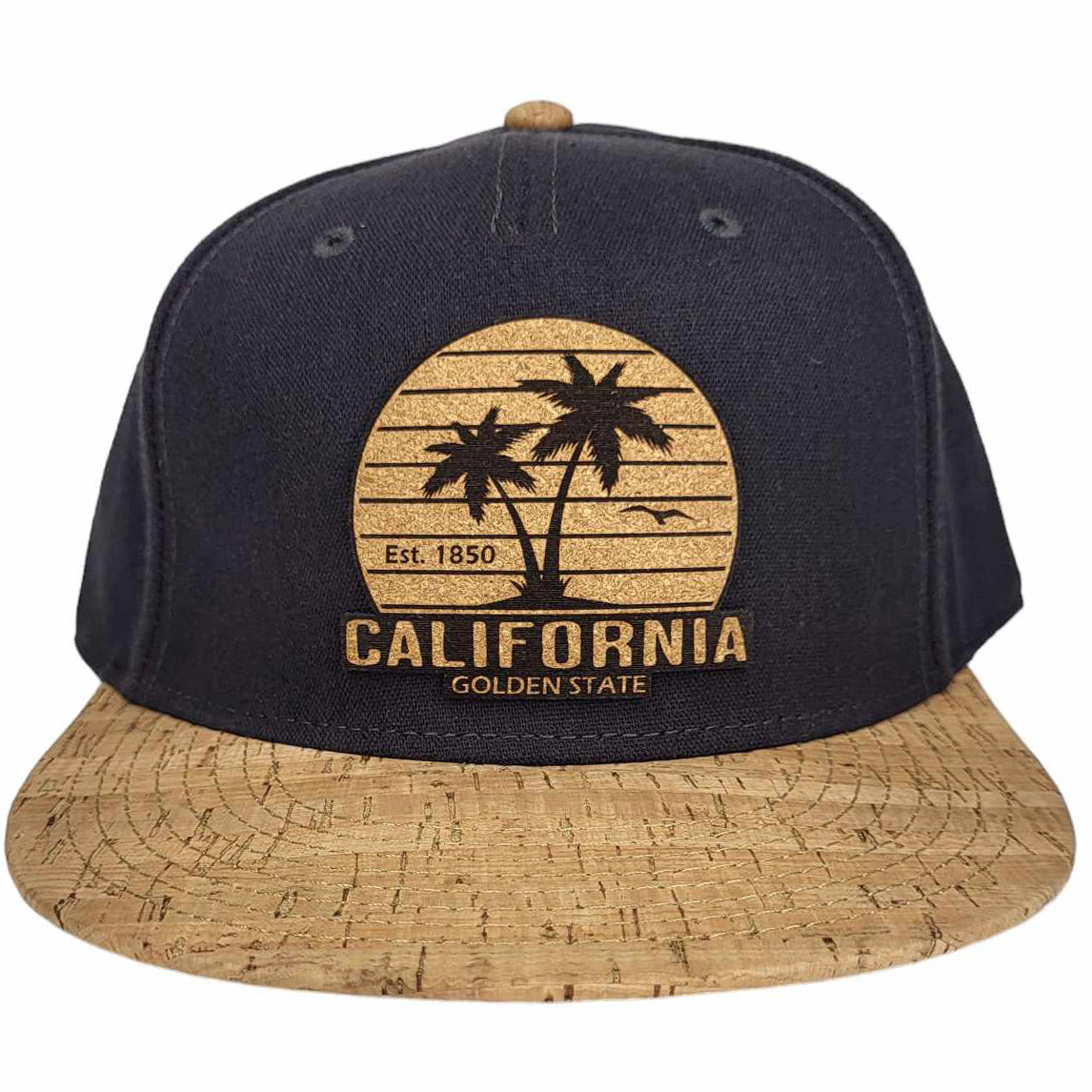 California Palm Trees Flat Bill Snapback