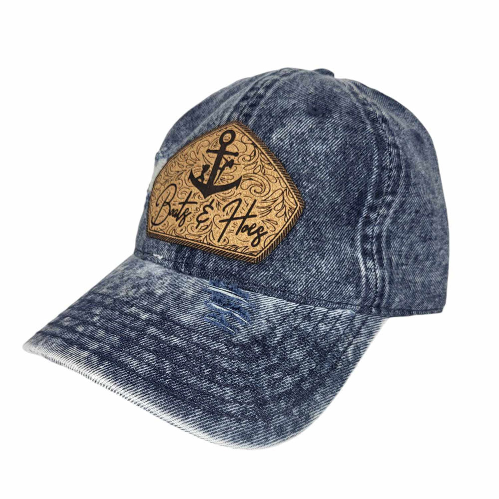 Boats & Hoes Denim Hat