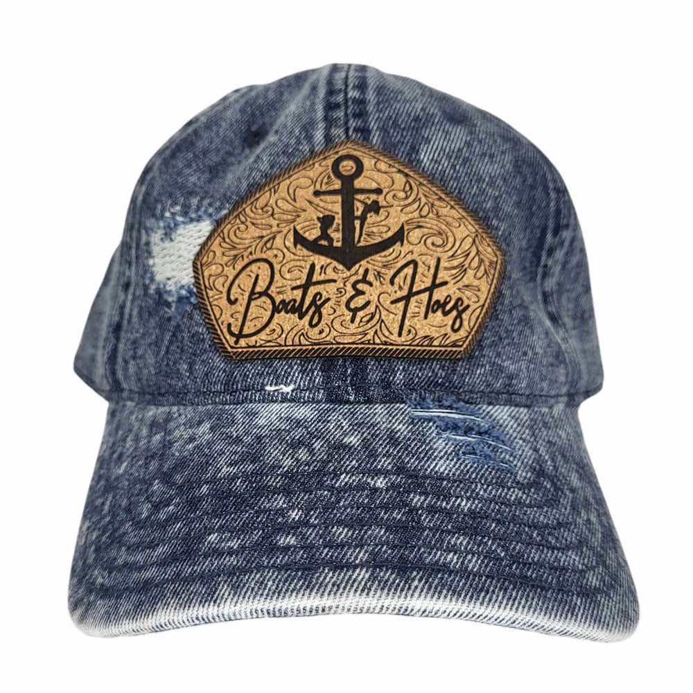 Boats & Hoes Denim Hat