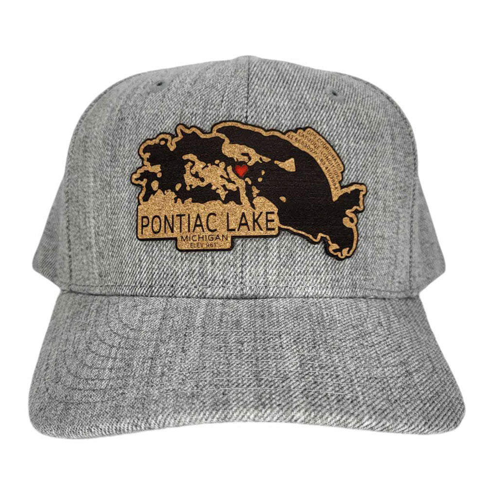 Pontiac Lake Michigan Cork Patch Hat