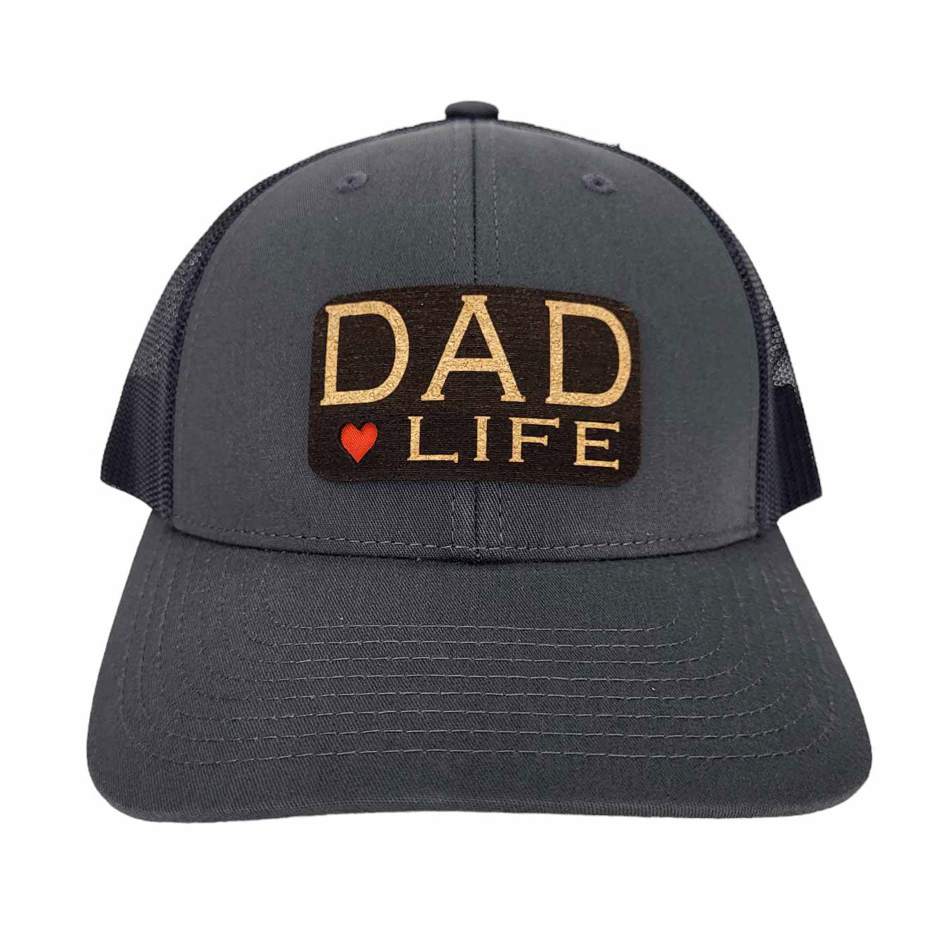 Dad Life Heart Cork Patch Hat