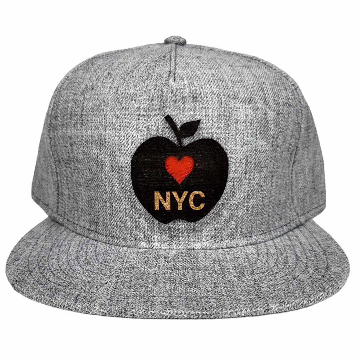 NYC Heart Apple Flat Bill Snapback