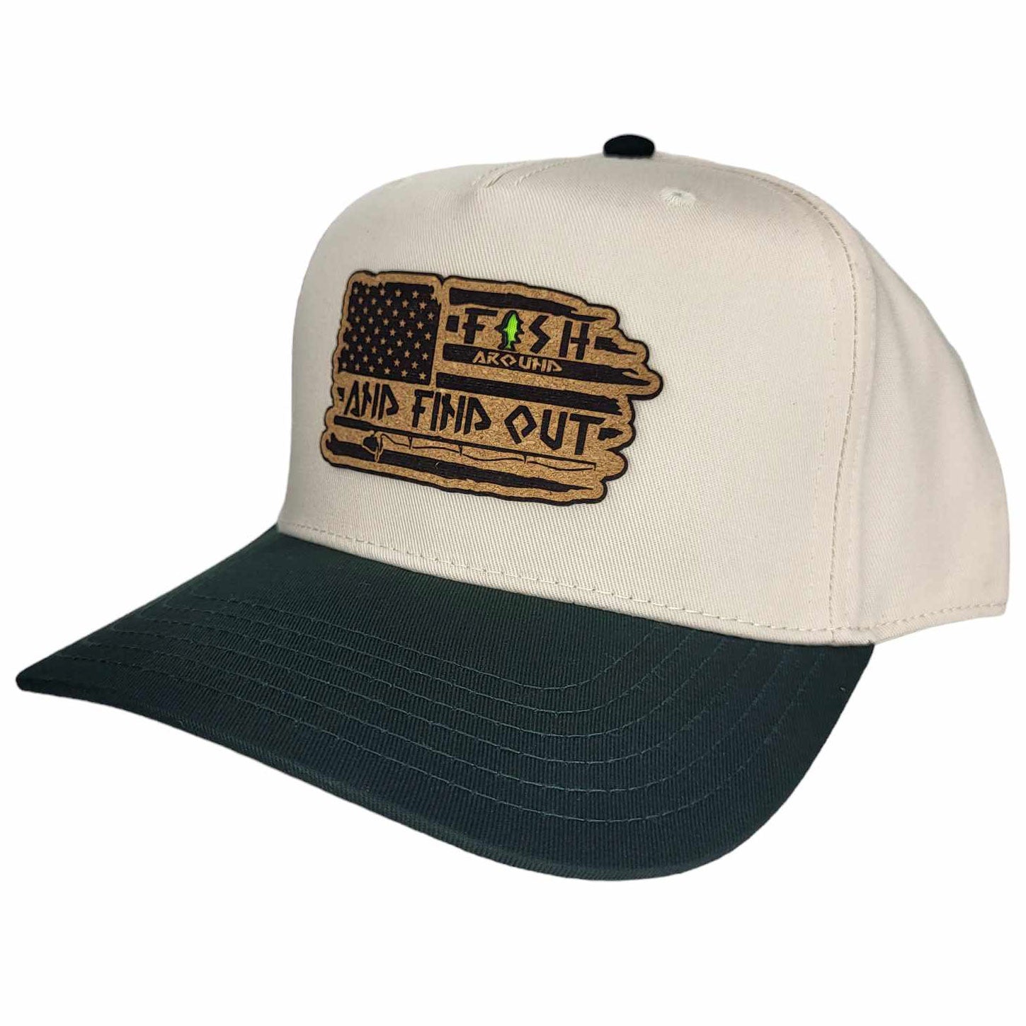 Fish Around and Find Out Cork Patch Hat